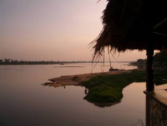 Ubangi River in the Central African Republic